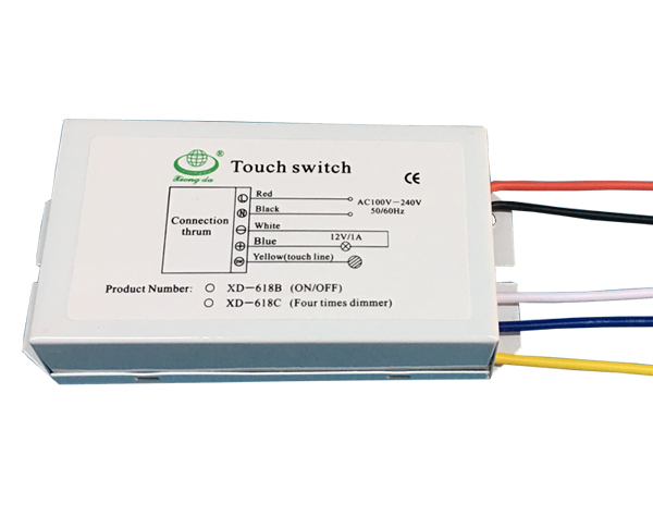 金屬觸摸開(kāi)關(guān) XD-618B(220V轉(zhuǎn)12V)