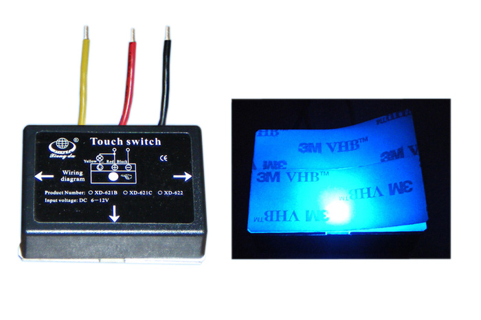 觸摸開關(guān)XD-621B樣板展示